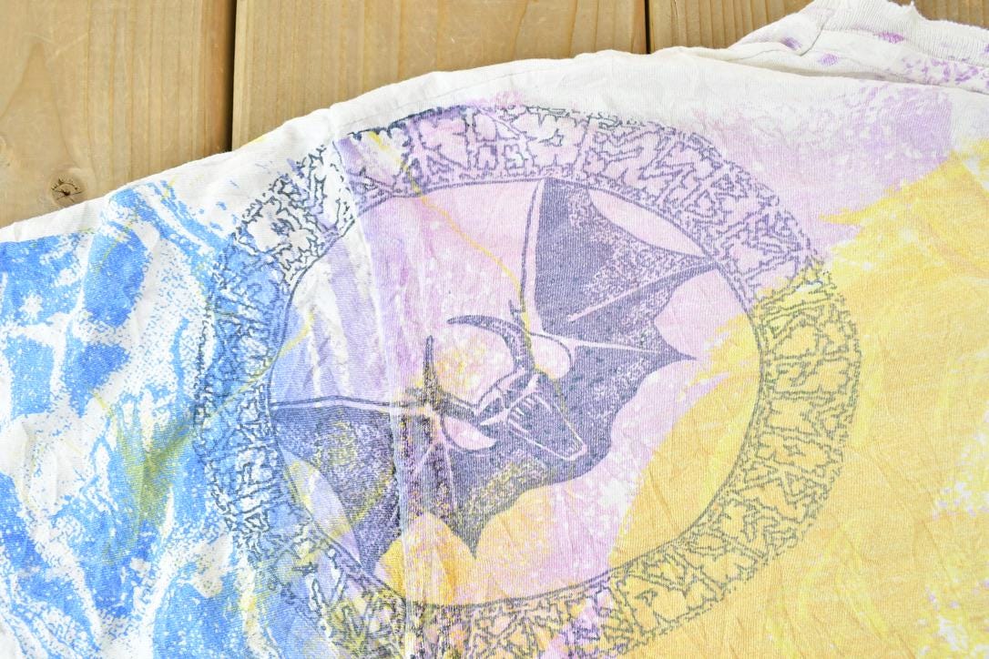 Vintage 1991 Ozzy Osbourne All Over Print Rare Band T-shirt