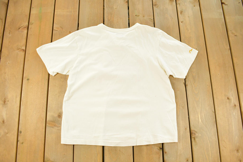 Vintage 1990s Evisu Graphic T-Shirt Men's Large  90s Streetwear  Hip Hop  Japan  Buddha Man