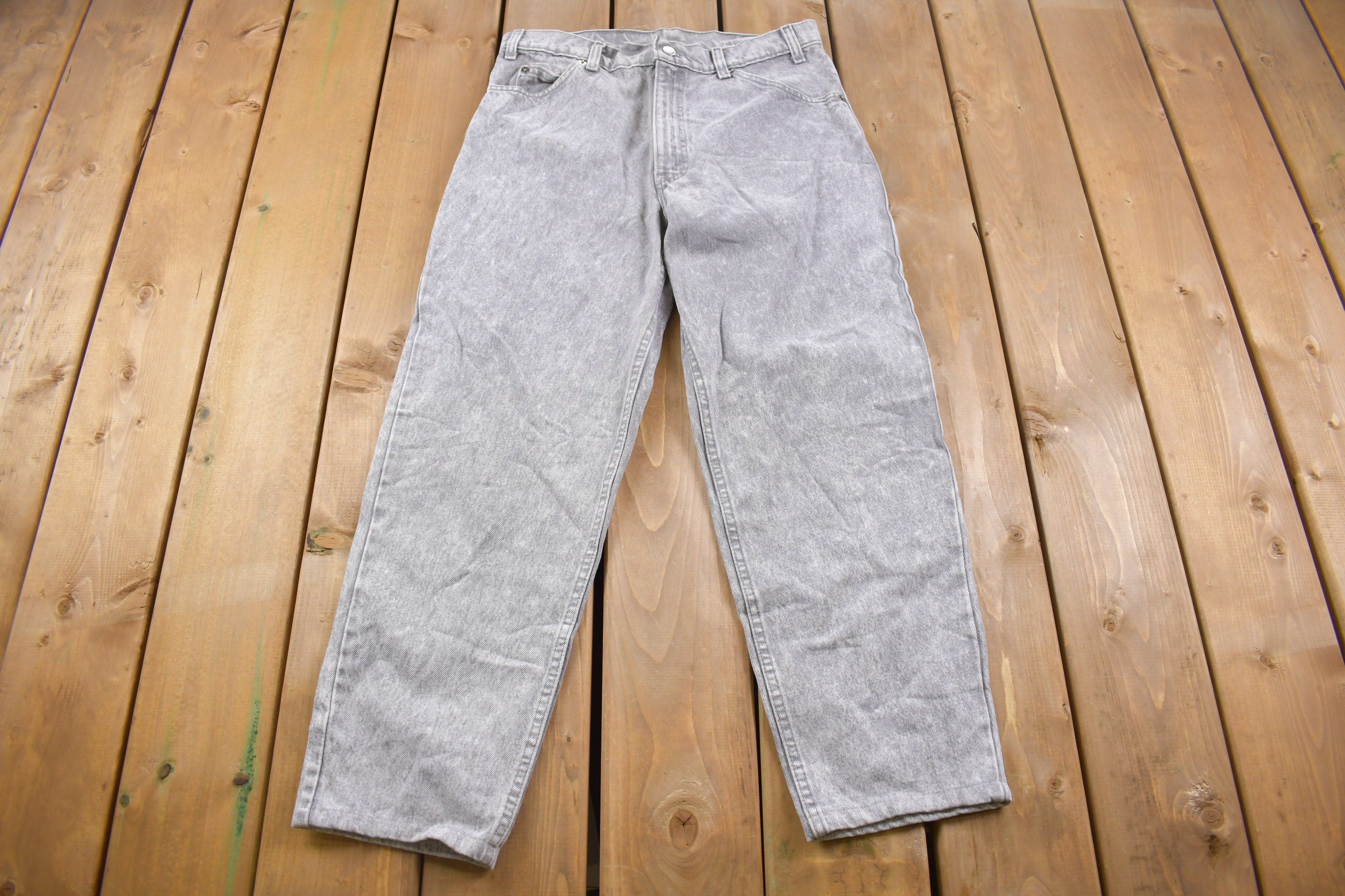 Vintage 1980s Levi's Black Tab Jeans Size 32 x 26