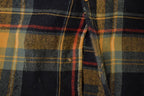 Vintage 1980s Sears Plaid Lined Button Up Shirt Men's L