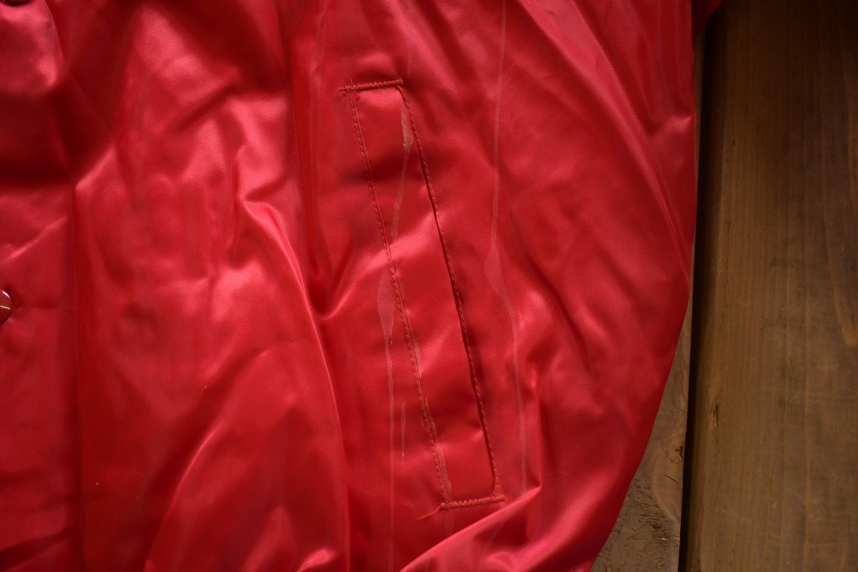 Vintage 1980s Bill Eliott Satin Racing Bomber