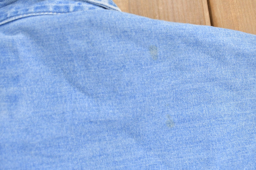 Vintage 1990s St Johns Bay Denim Button Up Shirt