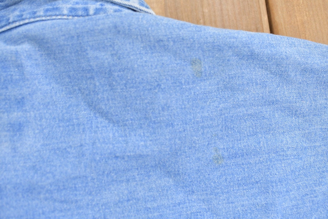 Vintage 1990s St Johns Bay Denim Button Up Shirt