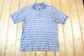 Vintage 1990s Nautica Striped Quarter Button Up Shirt Men's L