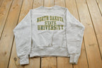 Vintage Y2K North Dakota State University Champion Reverse Weave Crewneck Sweatshirt Men's S / Heavyweight Crossgrain / Collegiate