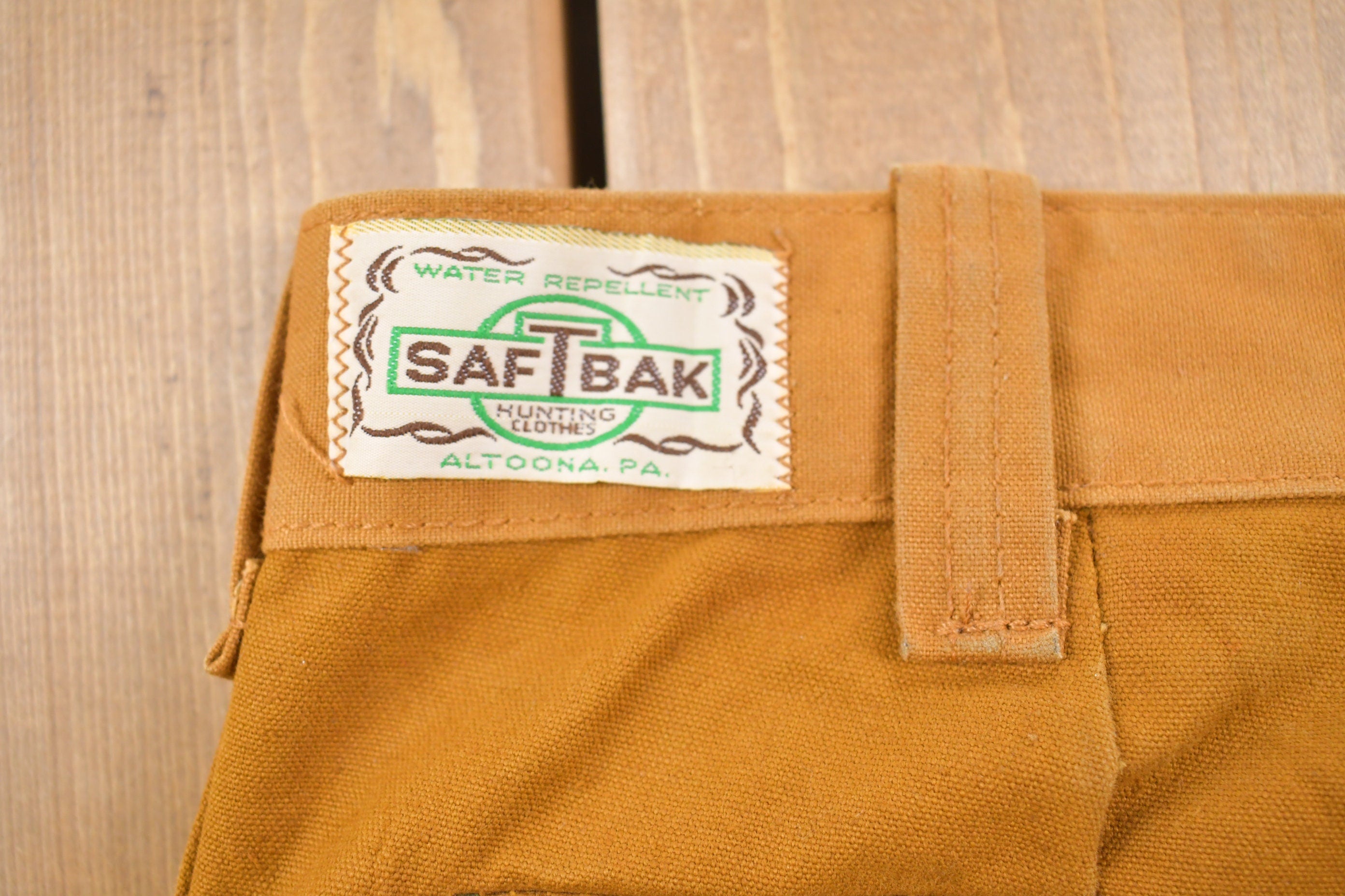 Vintage 1980s Saftbak Khaki Trousers