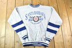 Vintage 1990s Santa Barbara California Crewneck Sweatshirt Made In USA