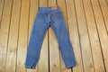 Vintage 1990s Levi Strauss 501 Red Tab Button Fly Denim Jeans Size 26 x 36