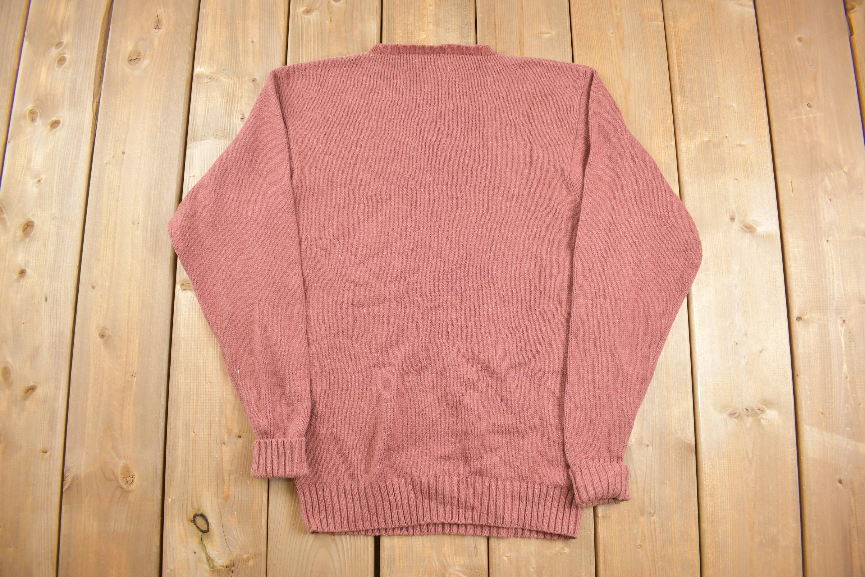 Vintage 1980s Ralph Lauren Knitted Crewneck Sweater