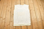 Vintage 1990s Beach Theme Sleeveless Mesh Shirt