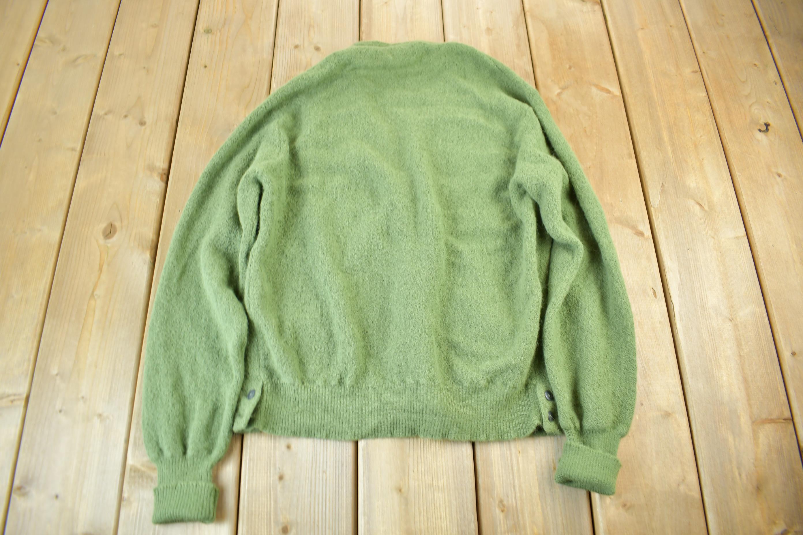 Vintage 1980s Morres Carr Knit Cardigan Sweater