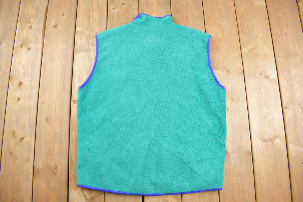 Vintage 1980s REI Fleece Zip Up Vest
