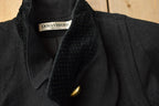 Vintage 1980s Donnybrook Wool Trench Button Up Over Coat Women's L /