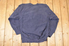 Vintage 1990s UPSALA Embroidered University Crewneck Sweater Mens S