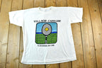 Vintage 1990s Village Caraibe Single Stitch Tennis T-Shirt