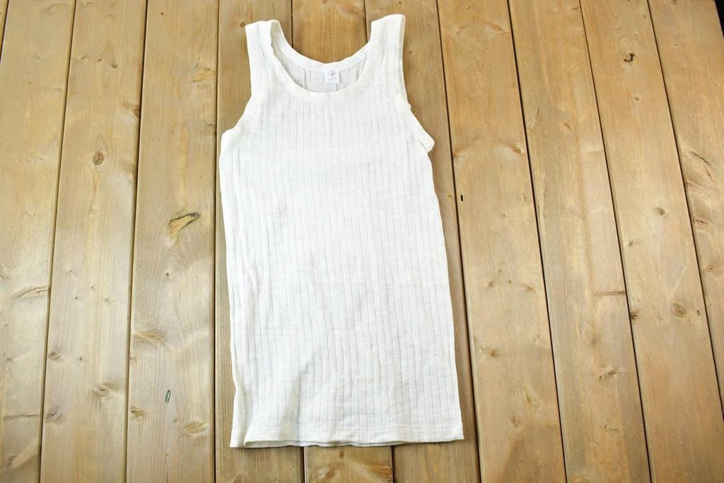 Vintage 1980s Termofana Thermal Tank Top Men's S