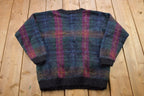 Vintage 1990s Christopher & Banks Mohair Knitted V-Neck Sweater