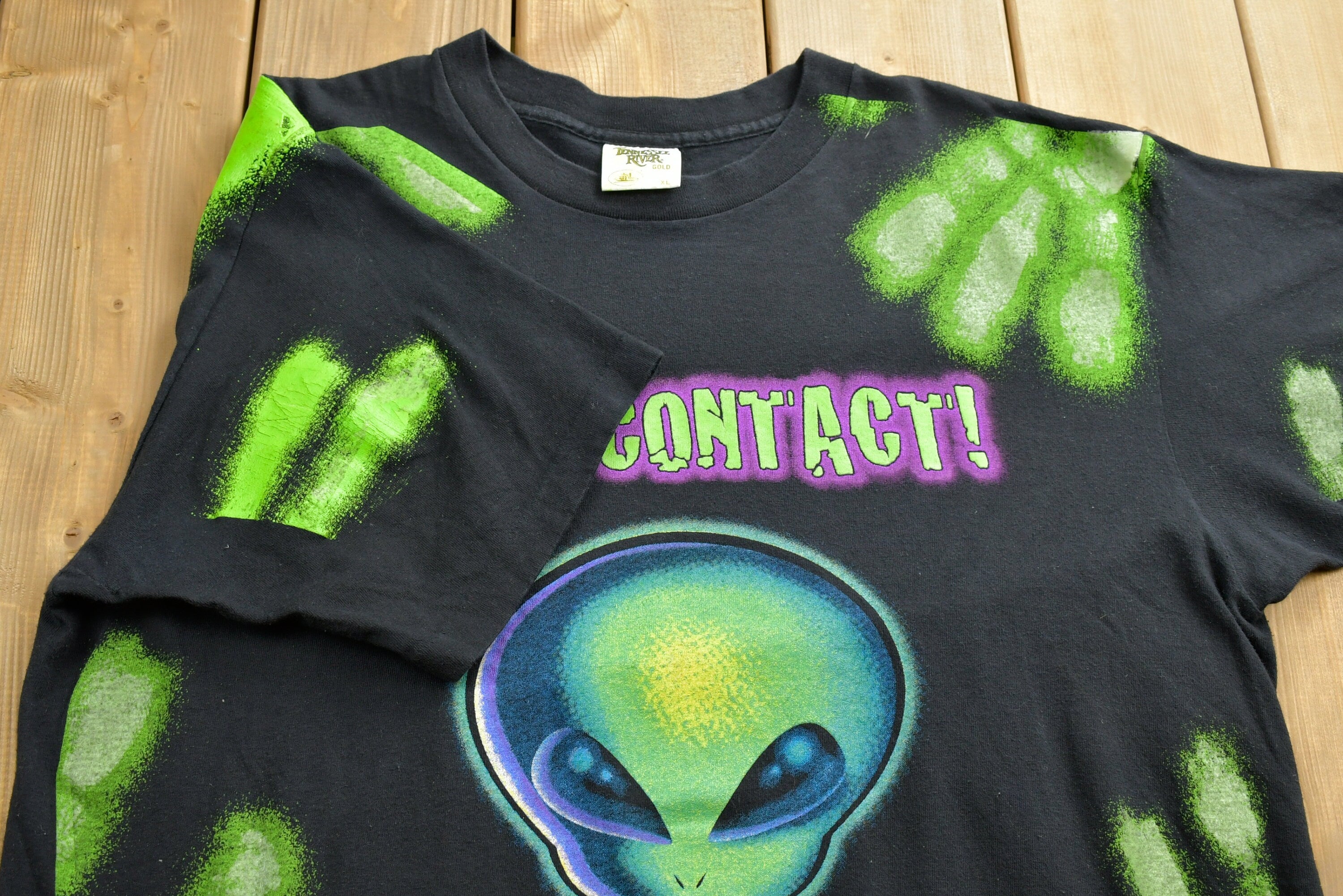 Vintage 1997 Alien First Contact AOP T-Shirt
