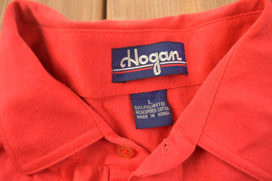 Vintage 1990s Naco Resort Club Travel Themed Collard Shirt