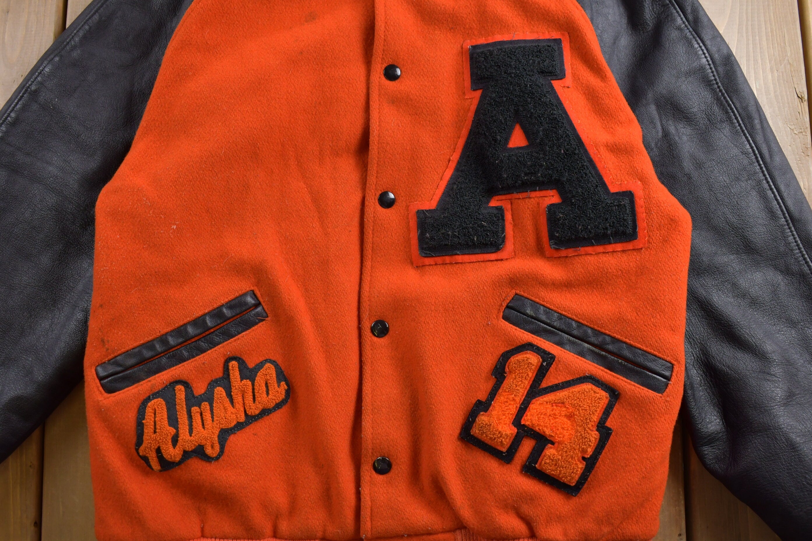 Vintage 1990s Meca Orioles Varsity Jacket