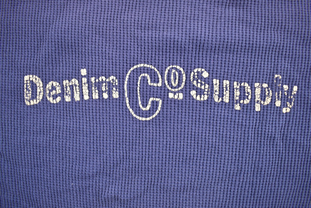 Vintage 1990s Denim Supply Co Waffle Knit Graphic Shirt