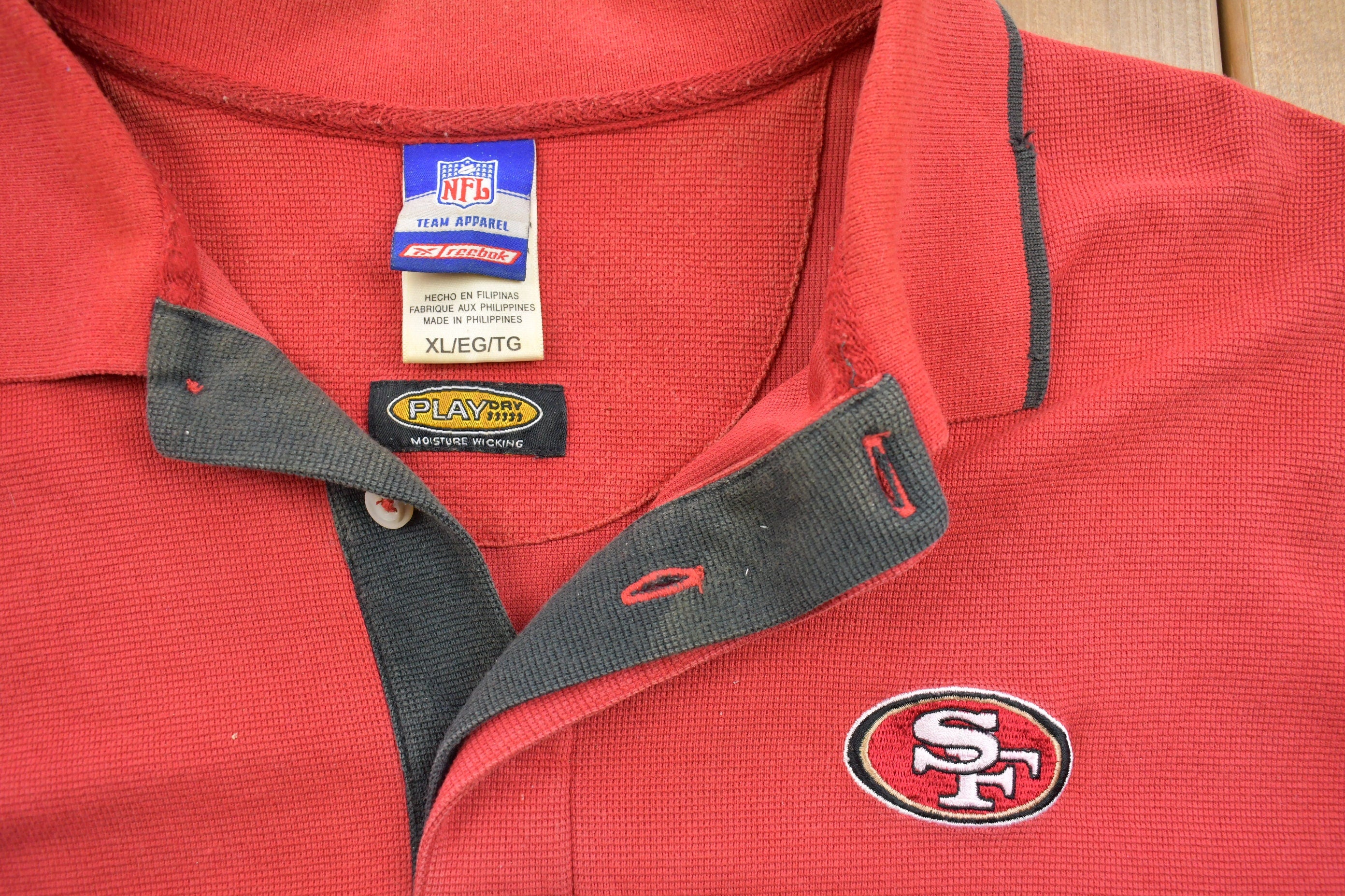 Vintage 1990s San Francisco 49ers Polo Collared Shirt
