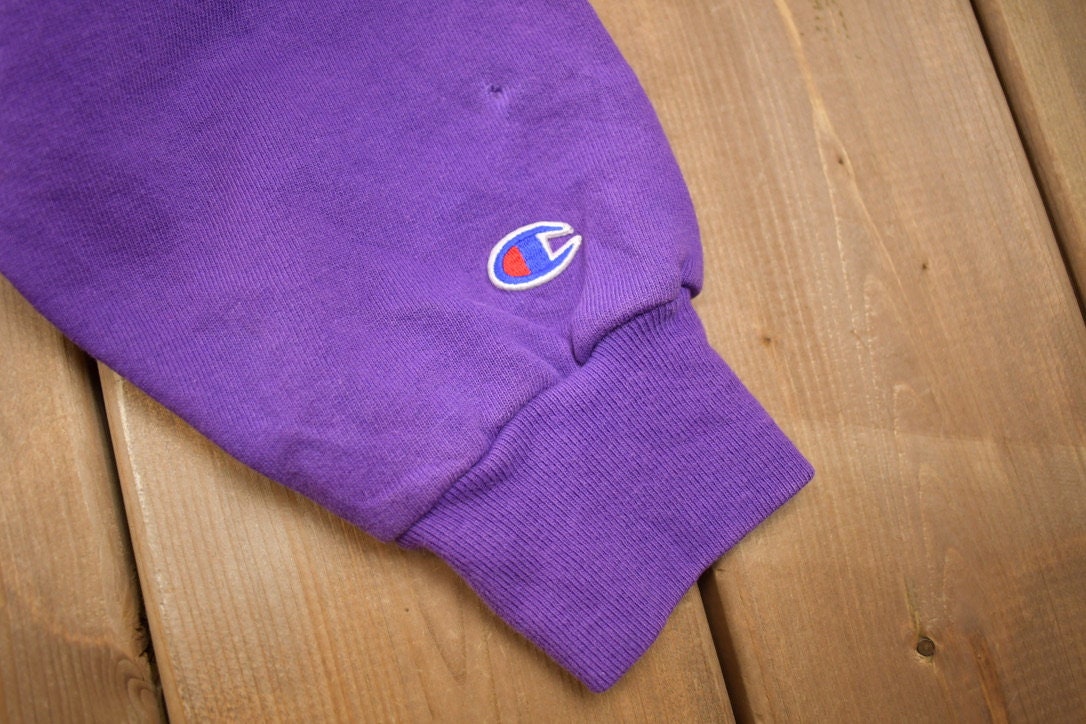 Vintage 1980s Purple Champion Crewneck