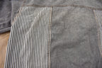 Vintage 1990s Grey Striped Button Up Shirt