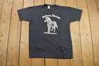 Vintage 1980s Zebra Room Washington DC Single Stitch Graphic T-Shirt Made In USA