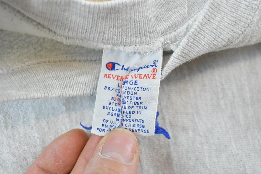 Vintage 1990s Blank Champion Reverse Weave Crewneck Sweatshirt Mens M /