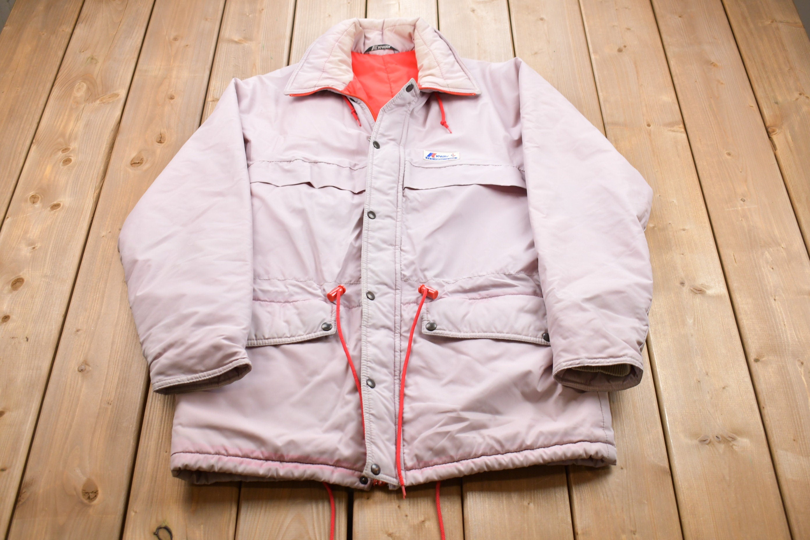 Vintage 1990s K-Way Technic Line Puffer Jacket