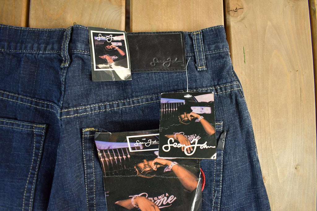 Vintage DEADSTOCK Y2K Sean John Hip Hop Denim Jeans Size 32 x 33