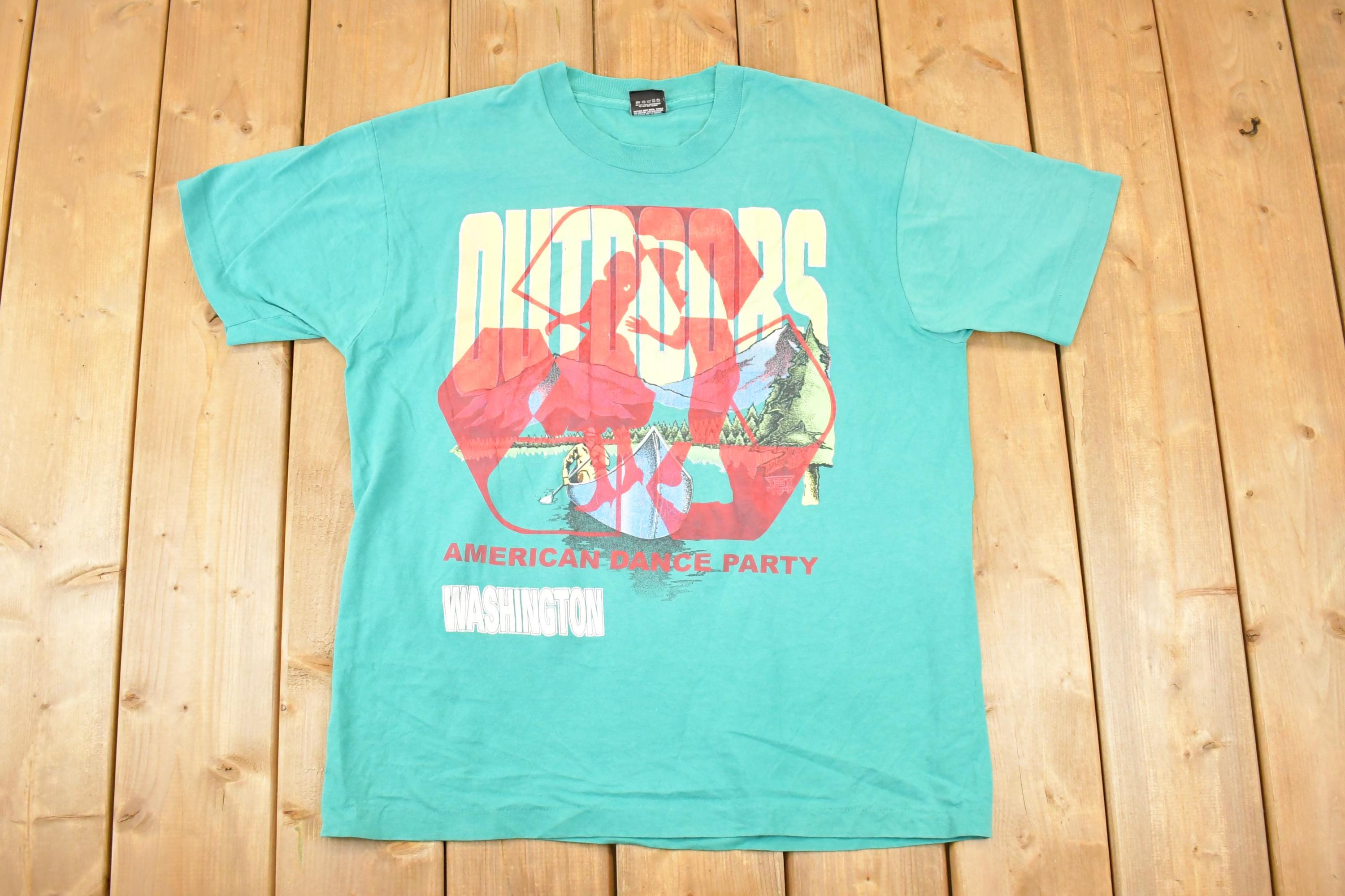 Vintage 1990s Washington Outdoor Dance Festival Souvenir T-Shirt Men's L