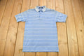 Vintage 1980s Par Four Sportswear Striped Collared Polo Shirt