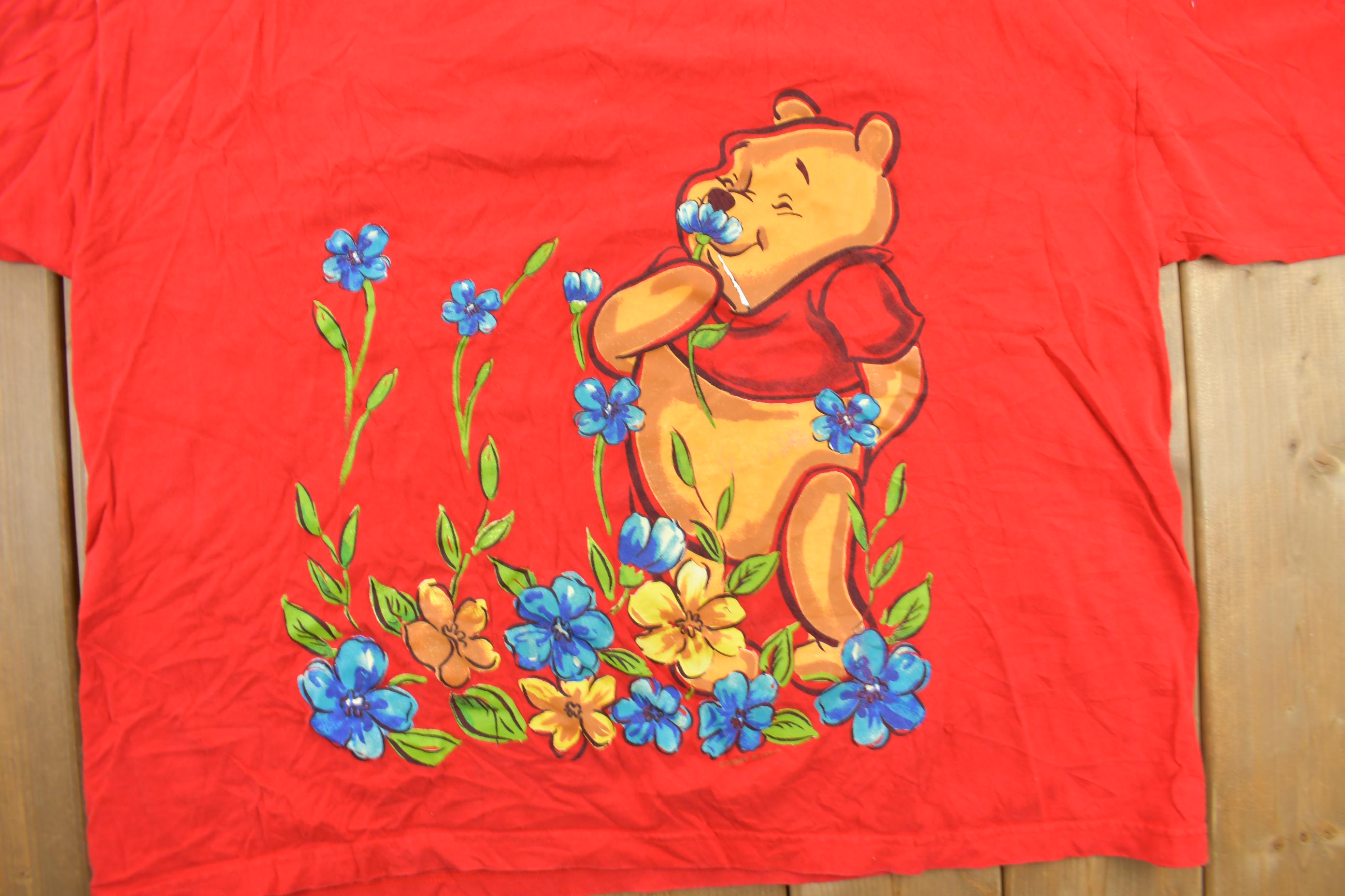 Vintage 1990s Winnie The Pooh Cartoon Promo T-Shirt Vintage Disney