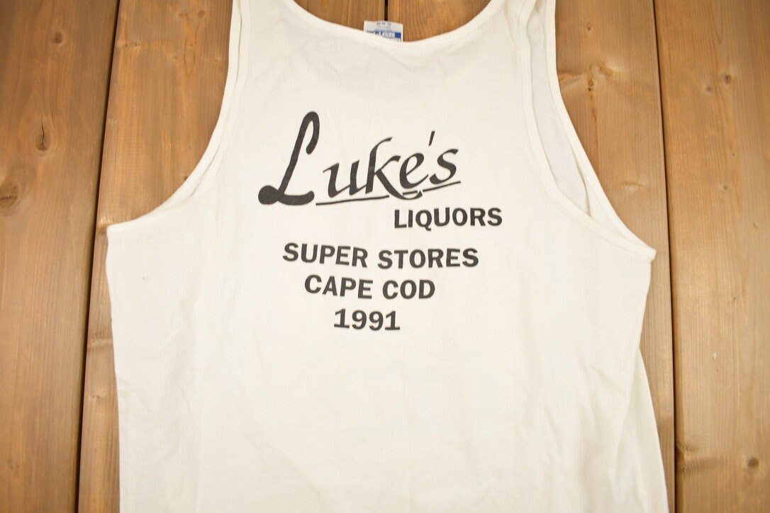 Vintage 1991 Rhum Grandier Graphic Tank Top