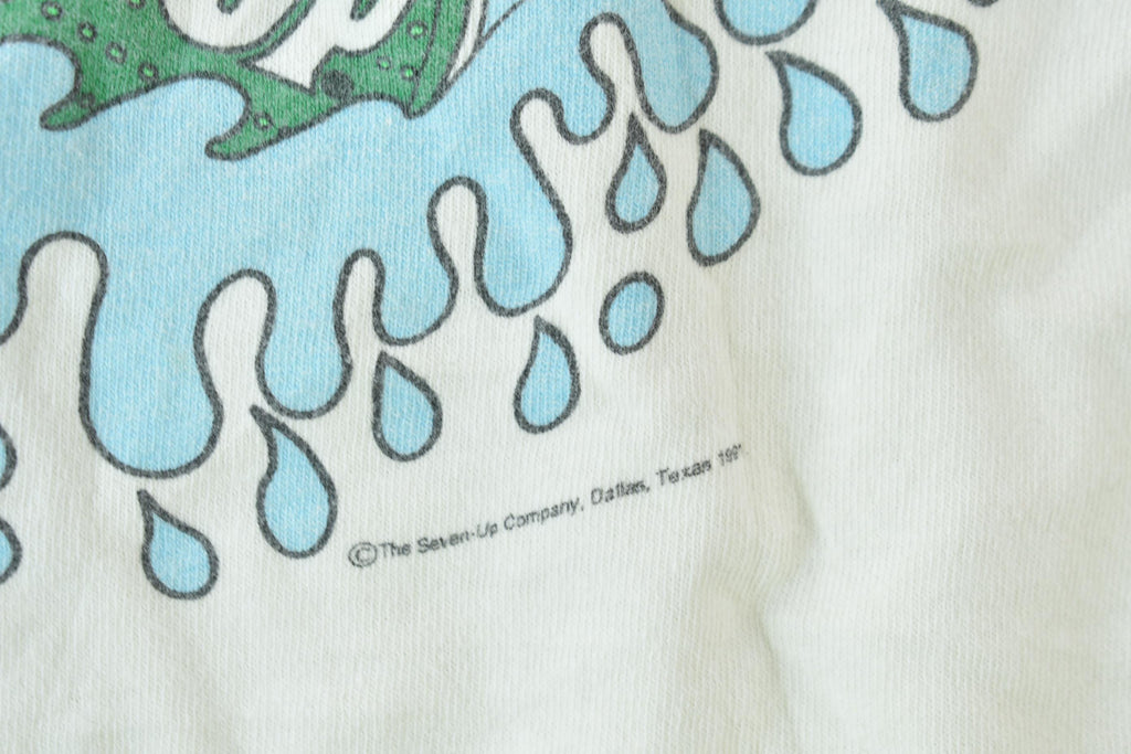 Vintage 1991 7up The Cool Spot Promo Graphic T Shirt