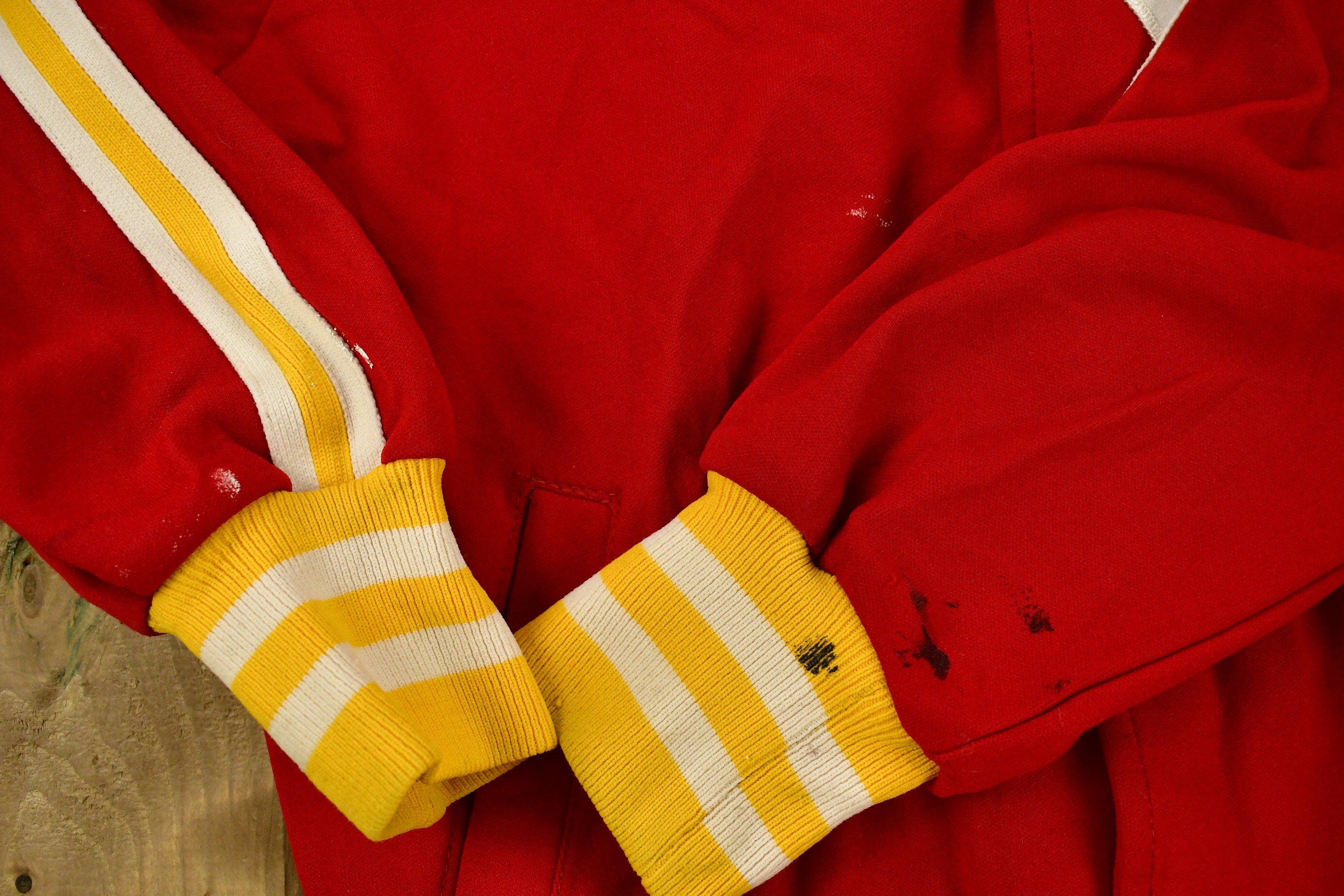 Vintage 1980s New Jersey Rockets Snap Button Windbreaker Jacket /