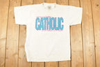 Vintage 1990s Its Cool To Be Catholic Souvenir Travel T-Shirt Men's M