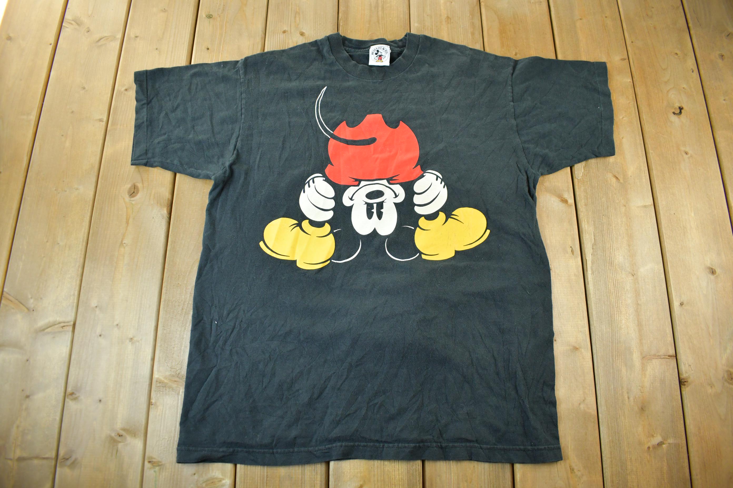 Vintage 1990s Disney Mickey Mouse Graphic T-Shirt Men's XL