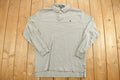 Vintage 1990s Grey Polo By Ralph Lauren