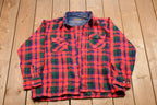 Vintage 1990s Alvin Josef Plaid Lined Button Up Shirt