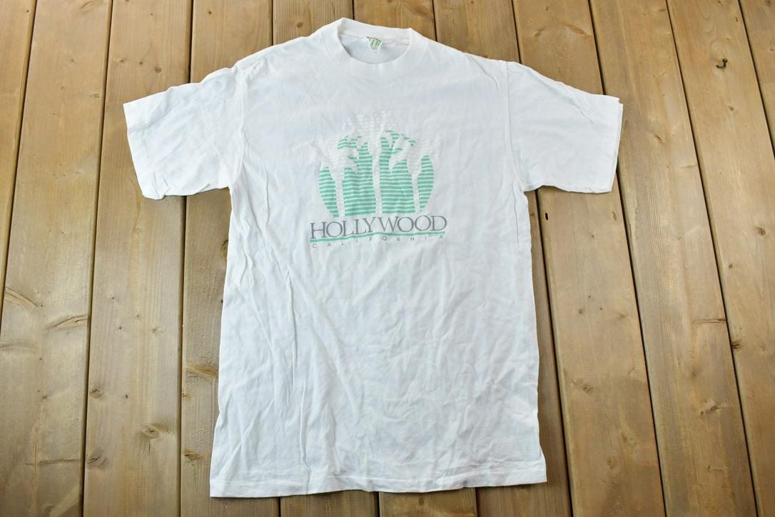 Vintage 1987 Hollywood California Souvenir T-Shirt
