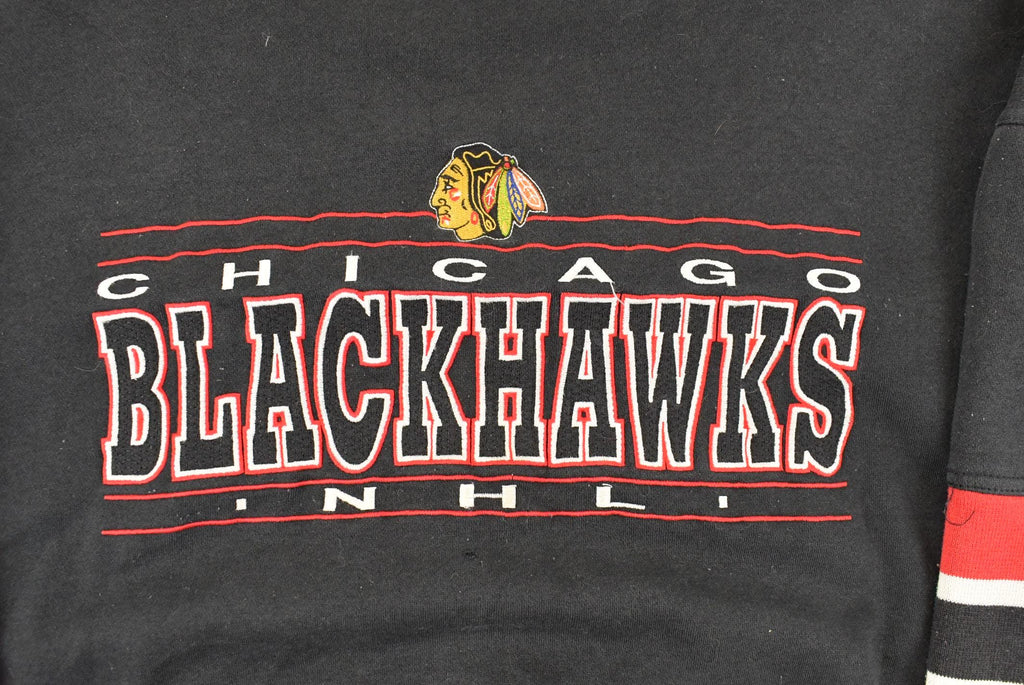 Vintage 1990s Lee Sport Chicago Blackhawks NHL Crewneck Sweatshirt Men's XL