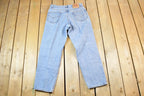 Vintage 1990s Levi Strauss Red Tab 550 Denim Jeans Size 34 x 30 Made In USA