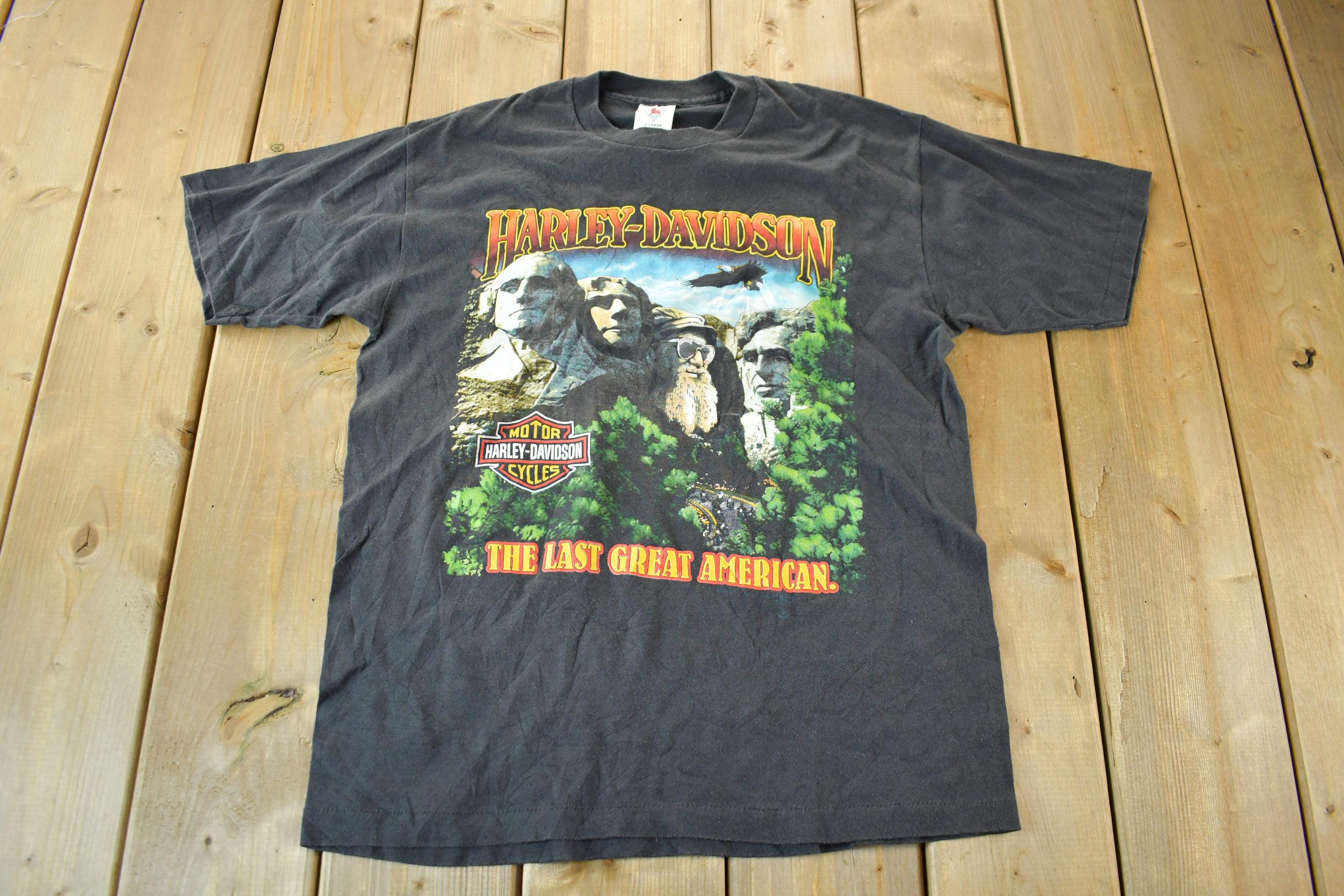 Vintage 1980s Harley Davidson Motorcycles T-Shirt Made In USA