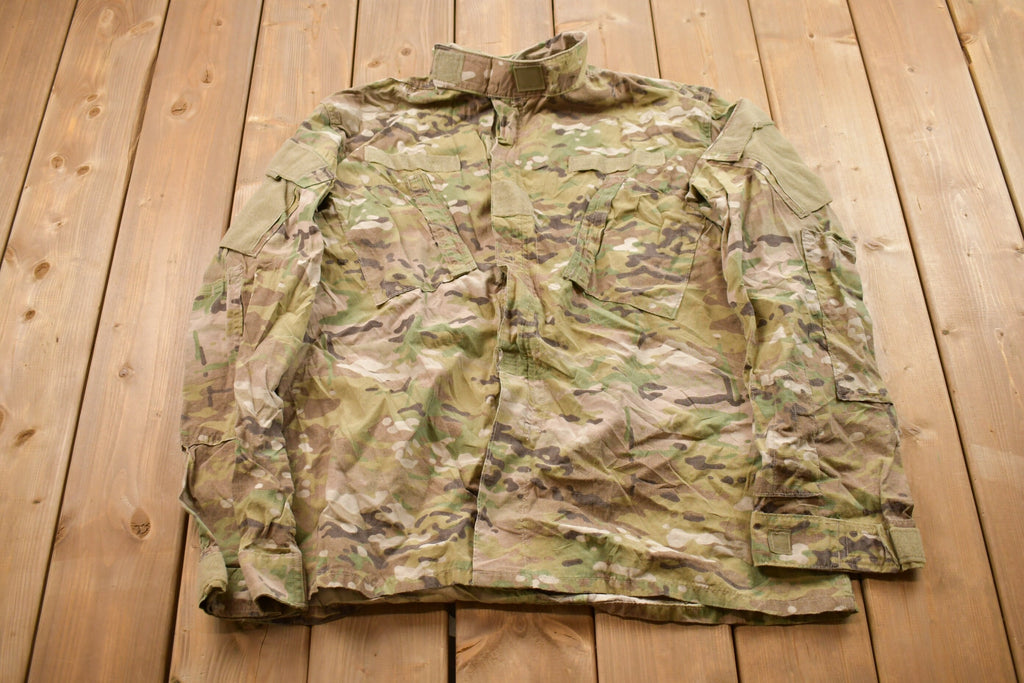 Vintage Military Button Up Shirt