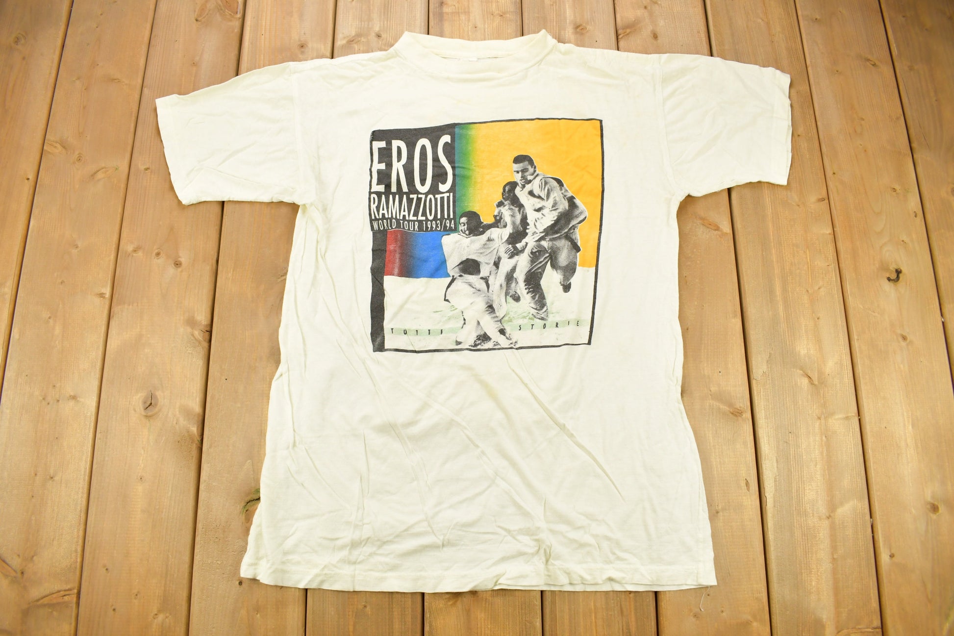 Vintage 1994 Eros Ramazzotti World Tour Band T-shirt