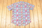Vintage 1990s Wrangler Western Button Up Shirt Men's L
