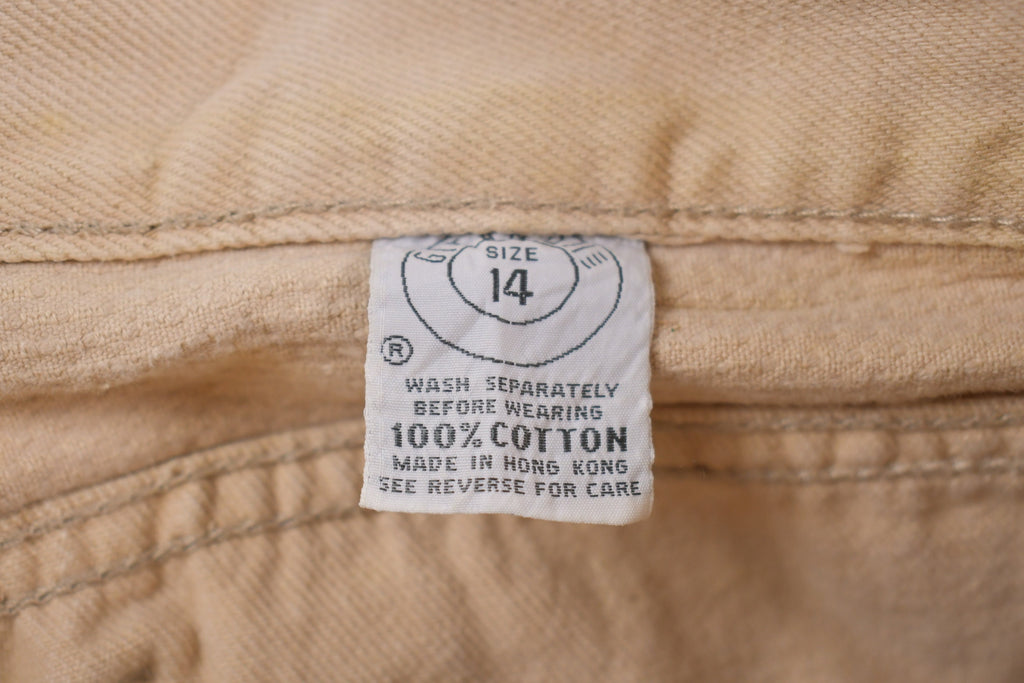 Vintage 1990's Gitano Beige Pants 30 x 26